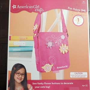NEW American Girl Fun Fabric Bag Craft